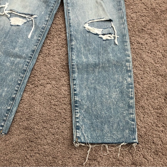 Express Boyfriend Mid Rise Jeans - Picture 3 of 11